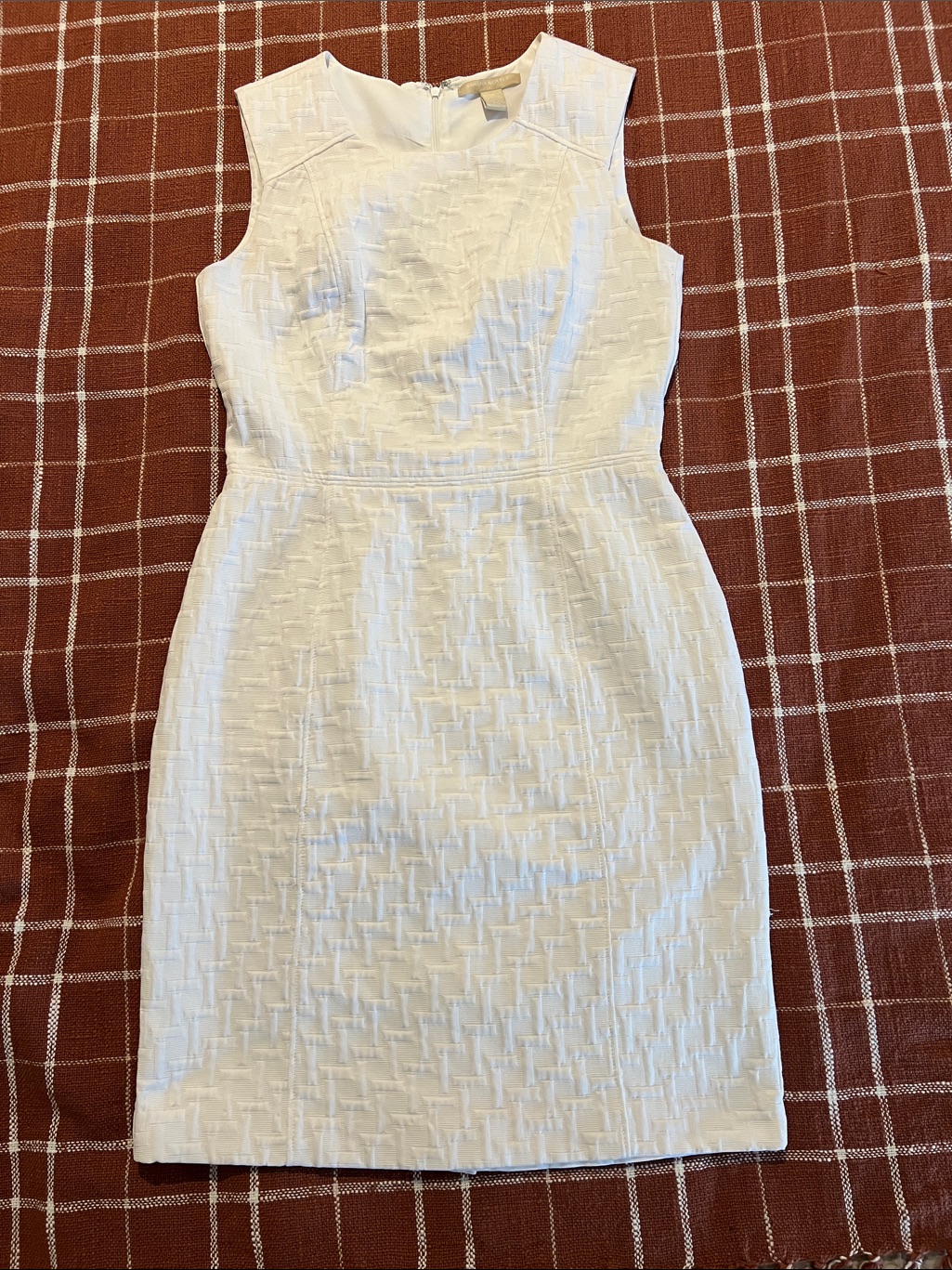 Banana Republic Ivory Textured Dress
